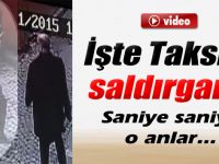 İşte Taksim'de polise saldırı anı!