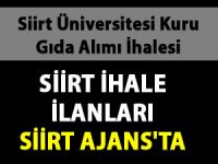 Siirt Üniversitesi Temizlik Kırtasiye Toner İhalesi - Siirt İhaleleri
