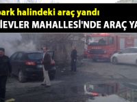 Siirt Bahçelievler Mahallesi'nde araç yangını - Siirt Son Dakika Haberleri