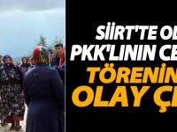 Siirt'te PKK'lının cenaze töreninde olay çıktı