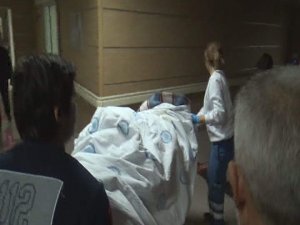 Ermenek'te maden ocağında tahkimat yapılırken...
