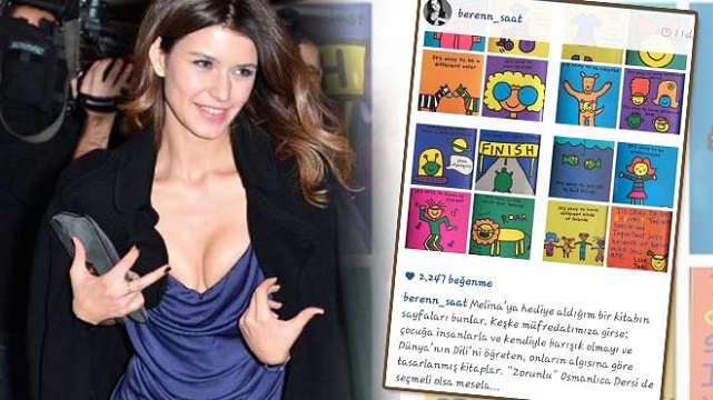 Beren Saat'ten FLAŞ Osmanlıca seçmeli olsun mesajı