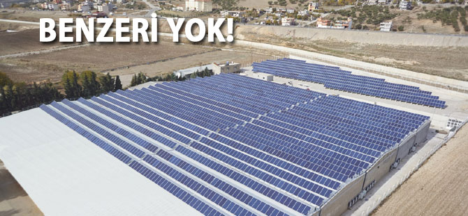 Kahramanmaraş'ta benzersiz güneş enerjisi projesi