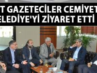 Siirt Gazeteciler Derneği'nden Belediyeye Ziyaret