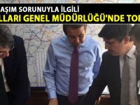 Siirt'in yol durumuyla ilgili Karayolları Genel Müdürlüğü'nde görüşme