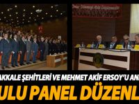 Çanakkale şehitleri ve Mehmet Akif Ersoy’u anma konulu panel düzenlendi