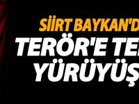 Siirt'te Teröre Tepki Yürüyüşü