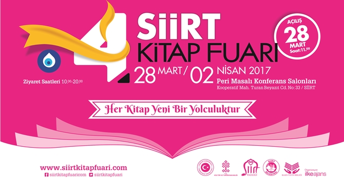 4. Geleneksel Siirt Kitap Fuarı 28 Mart’a Kapılarını Açıyor