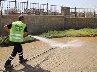 Siirt’te Okullar Eğitim Öğretim Öncesi Yıkanıyor