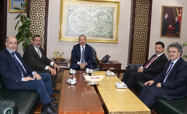 Siirt Üniversitesi Rektörü Erman, Vali Ali Fuat Atik’i Ziyaret Etti
