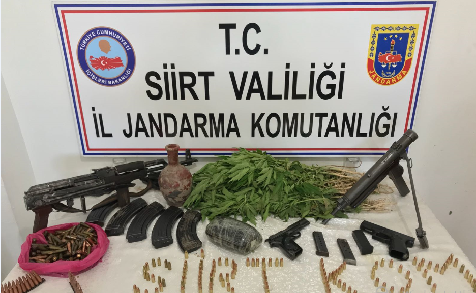 Siirt'te silah ve uyuşturucu operarasyonu