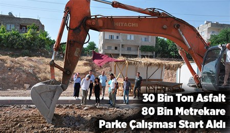 Siirt Belediyesi'nden asfalt ve parke taşı çalışması