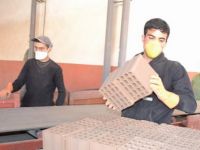 Siirt'te tuğla fabrikası gençlere ümit oldu