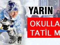 Ankara'da okullar yarın 09 Ocak Cuma günü tatil mi? Valilikten açıklama ..