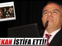 Bornozcu dekan istifa etti