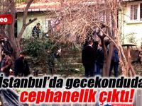 Gecekonduda bulunan muhimmat şok etti!