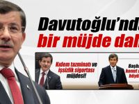 Davutoğlu’ndan peş peşe müjdeler!