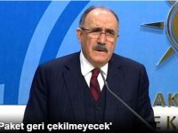 Beşir Atalay: 'Paket Geri Çekilmeyecek'