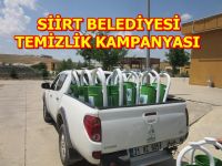 Siirt Belediyesi Kutu Kutu Temizlik Kampanyası