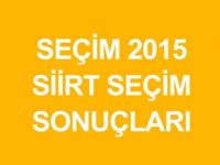 SİİRT-Şirvan Genel Seçim Sonuçları-2015