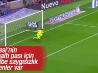 Messi'nin penaltı pası rakibe saygısızlık mı?