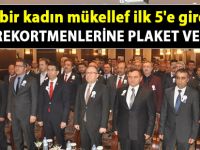 Siirt'te vergi rekortmenlerine plaket verildi - Siirt Haber Ajansı