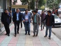 Eşbaşkan Bakırhan Kaldırım çalışmalarını denetledi