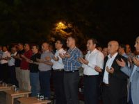 Siirtte demokrasi nöbeti yoğun bir katılımla gerçekleşti