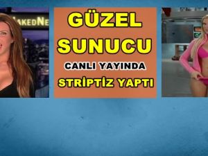 Sunucu Böyle Striptiz Yaptı