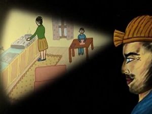 Maden işçisi çocuğunun çizdiği resim animasyon haline getirilmiş