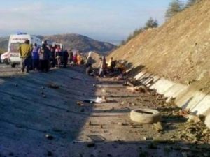 Isparta'da Feci Kaza:15 Ölü,30 Yaralı