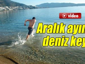 Muğla'da Kış Ayında Deniz Keyfi