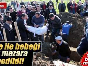 Adana'da Anne ile Bebeği Aynı Mezara Defnedildi