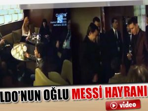 Cristiano Ronaldo'nun Oğlu Messi Hayranı!